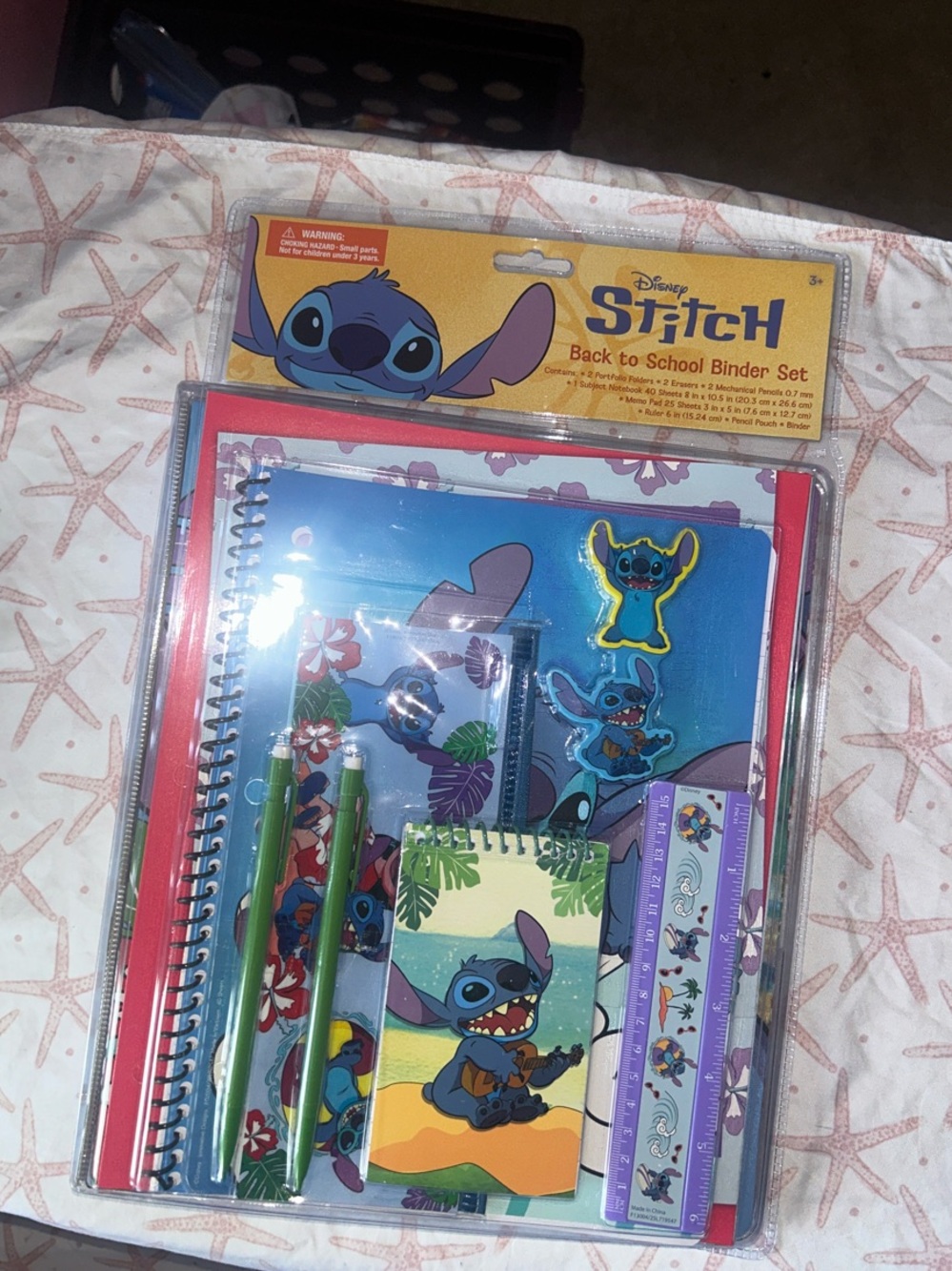 Kids Back-to-School Binder Set – Blue